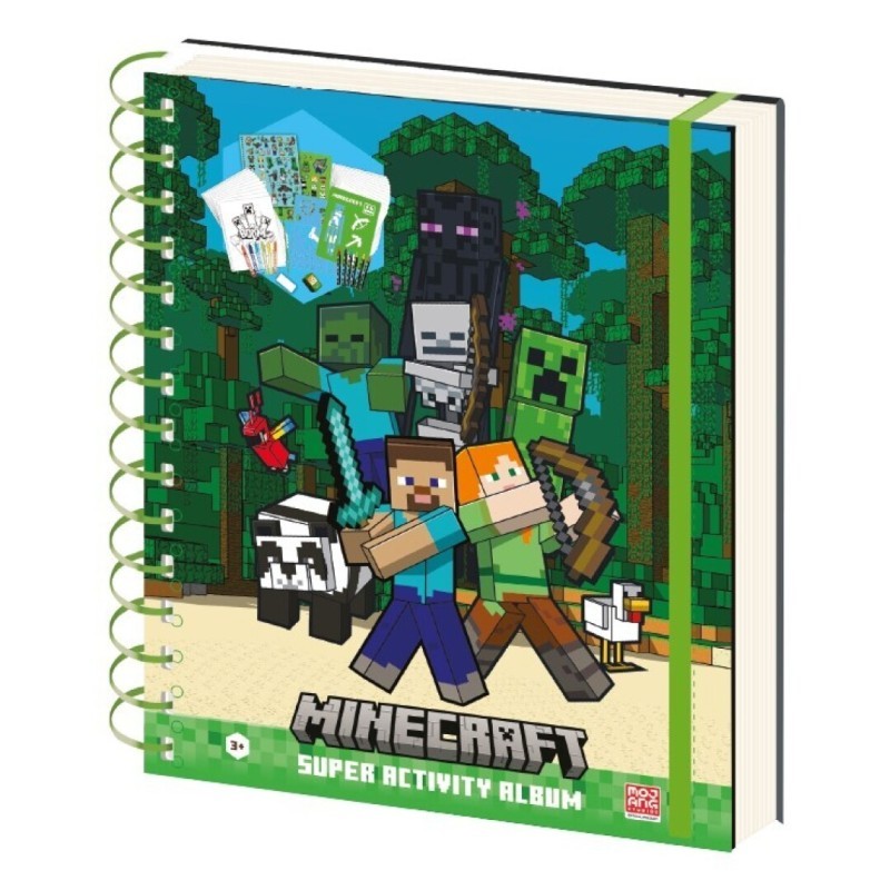 Caderno actividades Minecraft