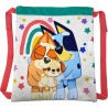 Saco mochila cordões Bluey