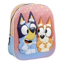 Mochila 3D pré-escolar Bluey