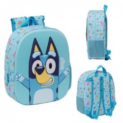 Mochila 3D pré-escolar Bluey