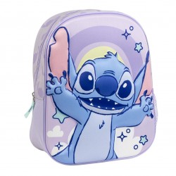 Mochila 3D pré-escolar Stitch