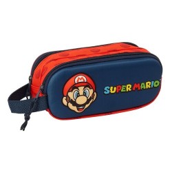 Estojo duplo 3D Super Mário