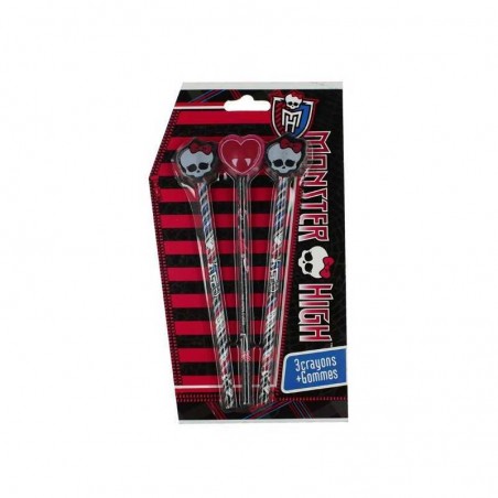 Set papelaria 3pcs Monster High